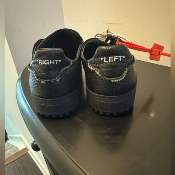 Off-White Black and White Designer Sneakers - Picture 10 of 11